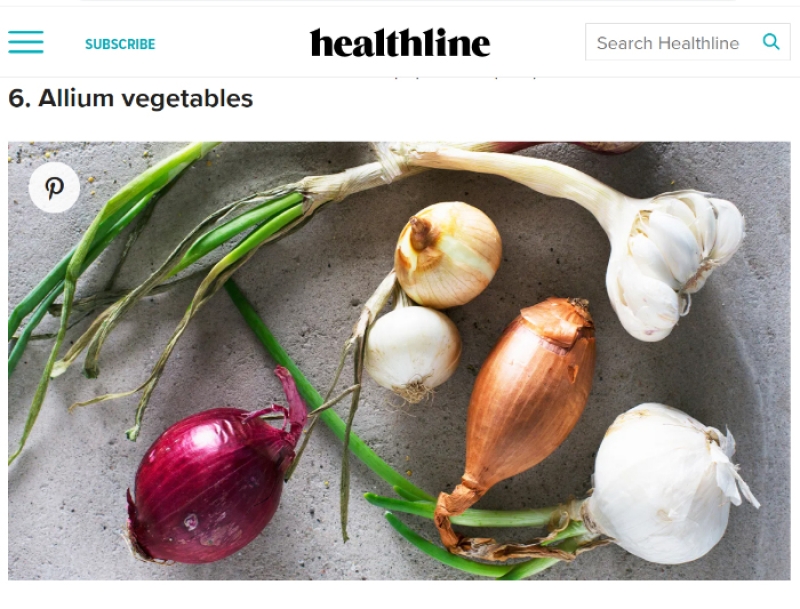 allium vegetables healthline article